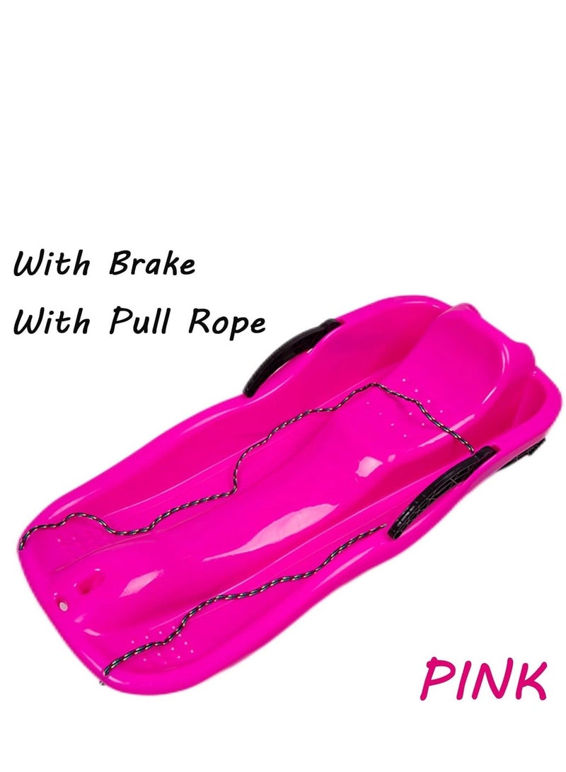 Portable Snow Sleds for Kids Adult Beetle Shaped Round Sand Slider Board Anti-Skid Outdoor Skiing Board Gift - Image 3